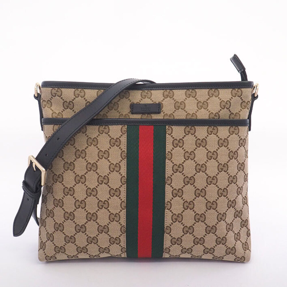 Gucci GG Sherry Messenger Bag Crossbody Canvas Web